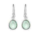 Øyrepynt med dropeforma cabochon, 5249