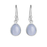 Øyrepynt med dropeforma cabochon, 5249