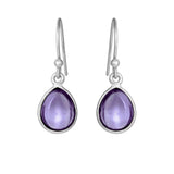 Øyrepynt med dropeforma cabochon, 5249