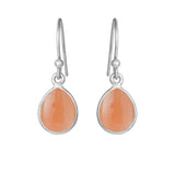 Øyrepynt med dropeforma cabochon, 5249