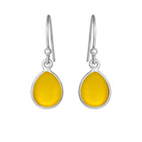 Øyrepynt med dropeforma cabochon, 5249