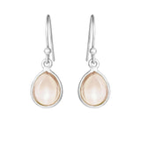 Øyrepynt med dropeforma cabochon, 5249