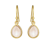 Øyrepynt med dropeforma cabochon, 5249