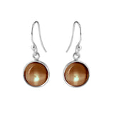 Øyrepynt med rund cabochon, 5521