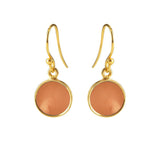 Øyrepynt med rund cabochon, 5521