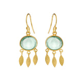 Øyrepynt med oval cabochon, 5675