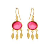 Øyrepynt med oval cabochon, 5675