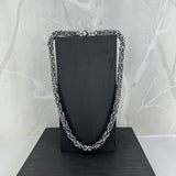 KONGE, oksidert halskjede, 1,5 mm tråd