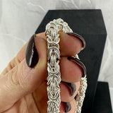 KONGE, lyst halskjede, 1,2 mm tråd