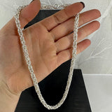 KONGE, lyst halskjede, 1 mm tråd