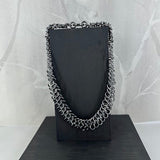 BRYNJE, oksidert halskjede, 2 mm tråd