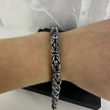 KONGE, oksidert armlenkje, 1,5 mm tråd