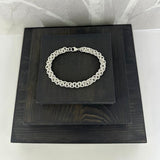 BRYNJE RUND, lys armlenkje, 1 mm tråd