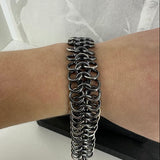 BRYNJE, oksidert armlenkje, 2 mm tråd