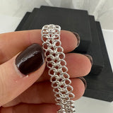 BRYNJE, lys armlenkje, 1 mm tråd