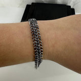 BRYNJE, oksidert armlenkje, 1 mm tråd