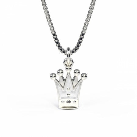 Prinsessekrone til barn - kvit