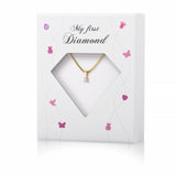 Min første diamant 0,03 ct - kvitt eller gult gull