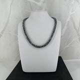 KONGE, oksidert halskjede, 1,2 mm tråd