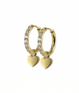 ELISE crystal hoops