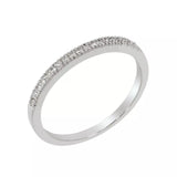 Sublime diamantring kvitt gull str. 52/49(nr. 5084)