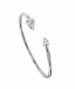 Drop crystal armring
