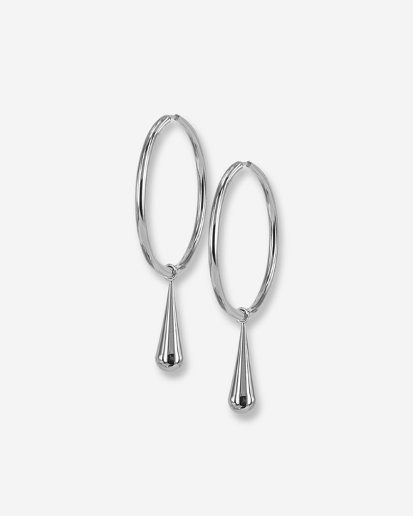BELLA hoops, store øyreringar