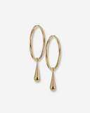 BELLA hoops, store øyreringar