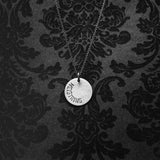 2 cm amulett med diverse tekstar