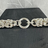 KONGE, lyst halskjede, 2 mm tråd