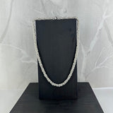 KONGE, lyst halskjede, 1 mm tråd