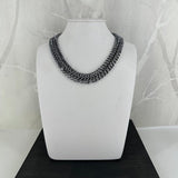 BRYNJE, oksidert halskjede, 1,5 mm tråd