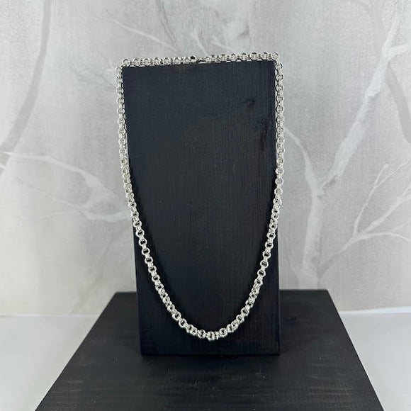 ANKER DOBBEL, lyst halskjede, 1 mm tråd