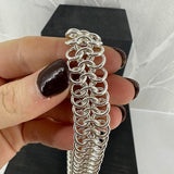 BRYNJE, lyst halskjede, 1,5 mm tråd