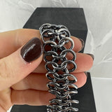 BRYNJE, oksidert armlenkje, 2 mm tråd