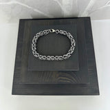 KONGE, oksidert armlenkje, 1,5 mm tråd