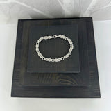 KONGE med ledd, lys armlenkje, 1 mm tråd