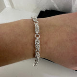 KONGE med ledd, lys armlenkje, 1 mm tråd