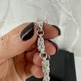 KONGE med ledd, lys armlenkje, 1 mm tråd