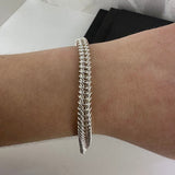 DRONNING, lys armlenkje, 1 mm tråd