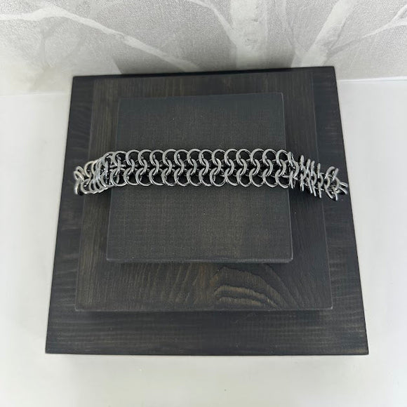 BRYNJE, oksidert armlenkje, 2 mm tråd