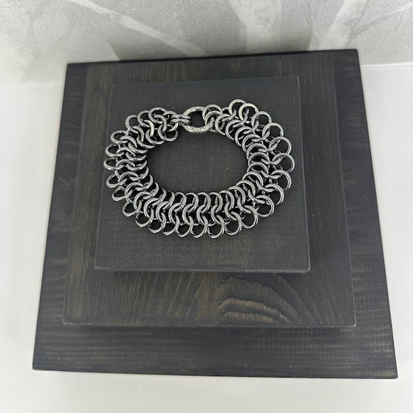 BRYNJE, oksidert armlenkje, 2 mm tråd