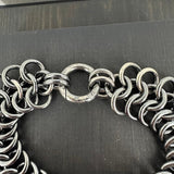 BRYNJE, oksidert armlenkje, 2 mm tråd