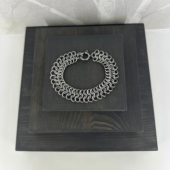 BRYNJE, oksidert armlenkje, 1,5 mm tråd