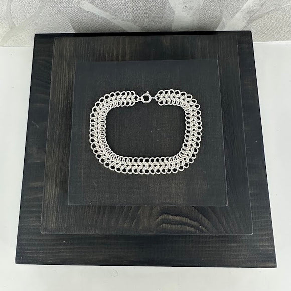 BRYNJE, lys armlenkje, 1 mm tråd