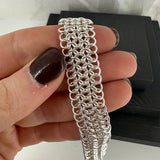 BRYNJE 5 rader, lys armlenkje, 1 mm tråd