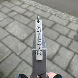 Dåpssmykke av plate