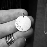 2 cm amulett med eigen tekst