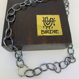 Apollo, slim golden link halskjede