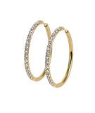 LUCY med stein 35 mm, øyreringar